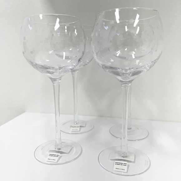 kate spade Dining Kate Spade Lenox Larabee Dot Balloon Crystal Wine